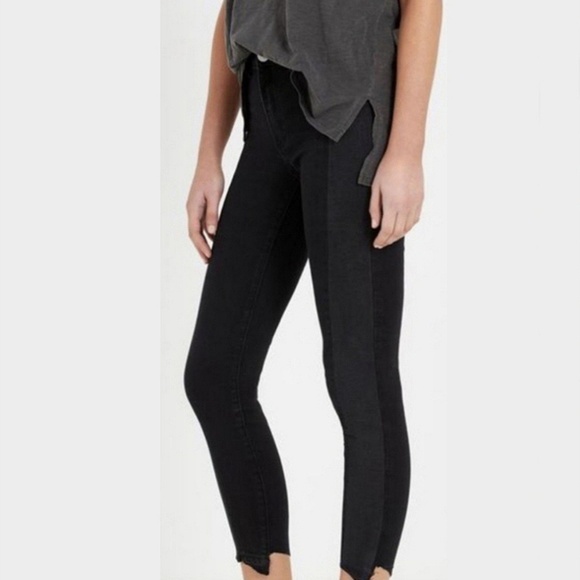 Black 91 Cotton On Mid Grazer Skinny Jeans - Picture 2 of 8
